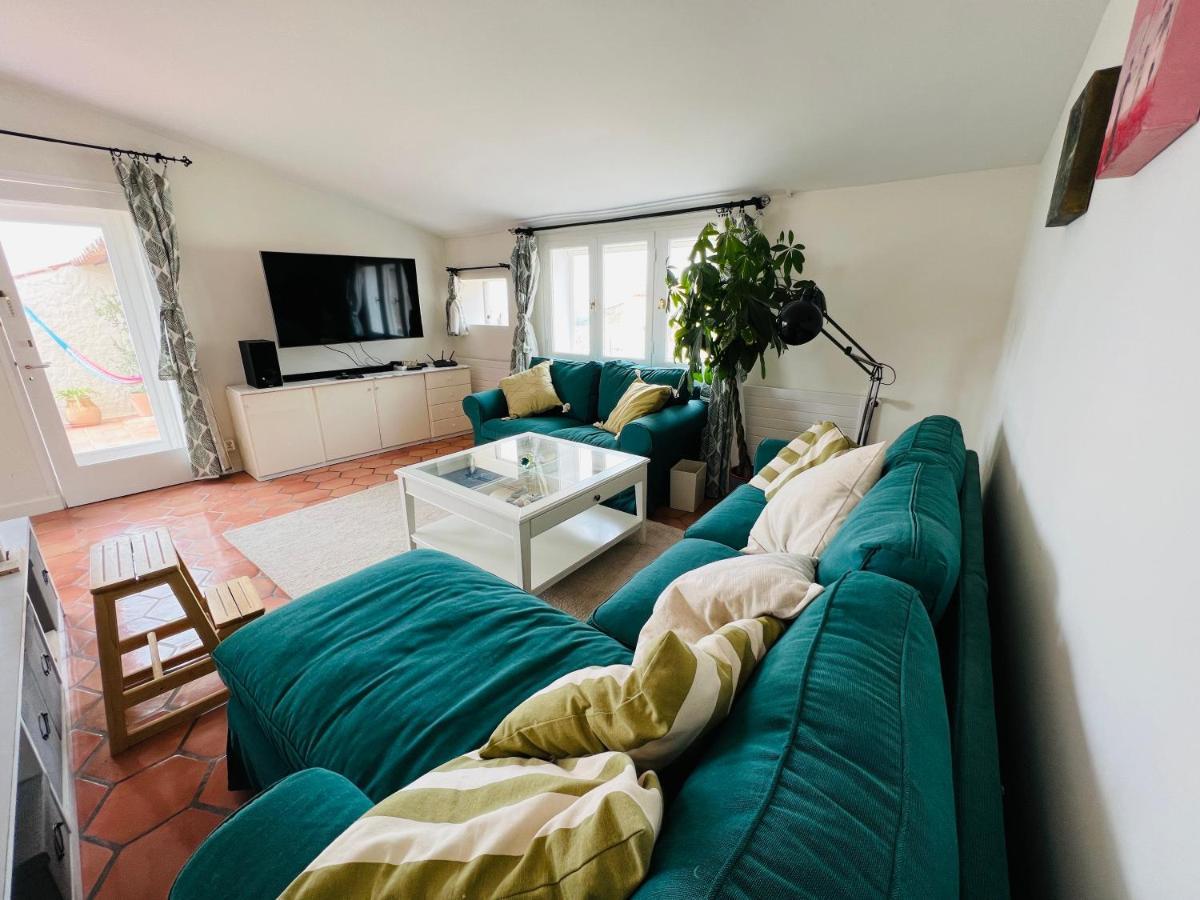 Penthouse Studio Privee Couple Ou Famille- La Maison Searle A Tourtour Exteriér fotografie